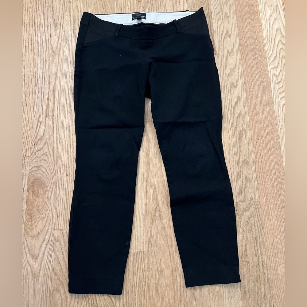 J.Crew Minnie Maternity pants, black, size 8